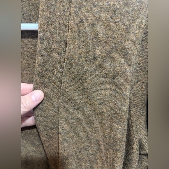 Time And Tru Open Front Duster Cardigan With Pockets Size S (4-6)Camel Heathered - Picture 8 of 11